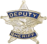 Quick Ship Deputy Sheriff Five Point Star Emblem Style QS-3112
