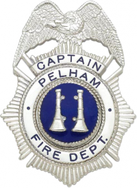 Sunburst Eagle Topped Badge S-158AB