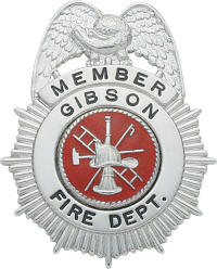 Sunburst Eagle Topped Badge S194