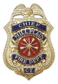 Eagle Topped Shield Badge w/reversed enamel panels S21-R