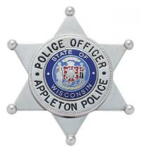 Six Point Star Ball Tipped Badge S240-A