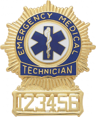 Sunburst EMT badge S24EMT