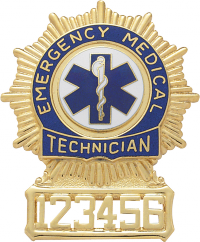 Sunburst EMT badge S24EMT