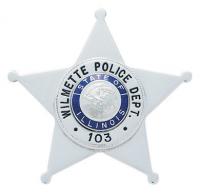 Five Point Star Ball Tipped Badge S252-A