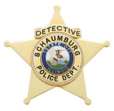 Five Point Star Ball Tipped Badge S252-B