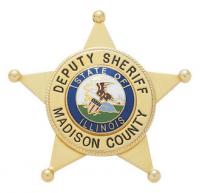 Five Point Star Ball Tipped Badge S258-B