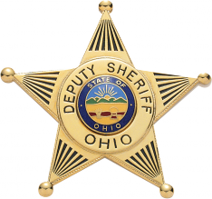 Badge Express 5 point star badge S-258