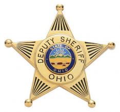 5 Point Ball Tipped Star Badge S-258