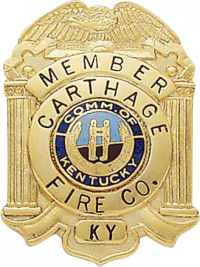 Eagle Topped Badge S-298