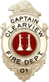 Beaver topped badge S546