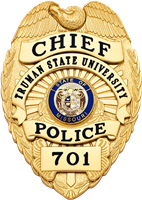 Eagle Topped Badge S-555B