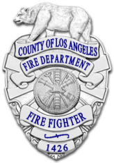 County of Los Angeles Fire Department Badge S561_COLAFD