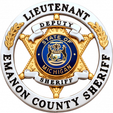 Six point star in circle S563A