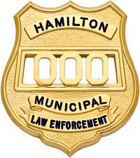 Shield badge with no eagle S575