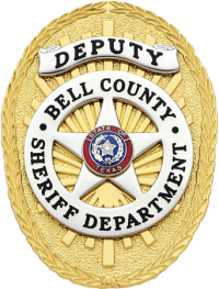 Oval badge with five point star S577C