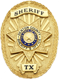 Oval badge with seven point star S577D