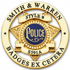 Smith & Warren 7 point star badge in circle