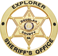 Six Point Star Ball Tipped Badge S605