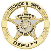 Georgia Sheriff's Association 5 Point Star Badge S-618