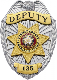 Eagle topped badge with star badge S89S_S249D