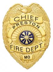 Eagle Topped Badge Style # S-91-B