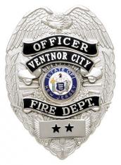 Eagle Topped Badge w/reversed panels S-91-R