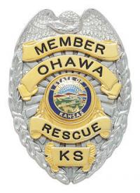 Eagle Topped Badge S-93