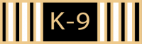 K-9 (canine) service award SAB3_60
