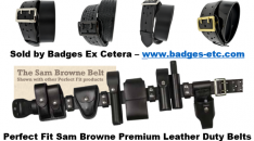 2 1/4" Fully Lined 13 oz. Sam Browne Belt Series # 8000