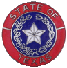 State of Texas Red Full Color Insignia