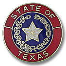 State of Texas Red Rim Seal