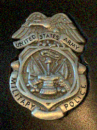 US Army Military Police Badge