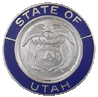 State of Utah Blue Border Insignia