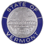 State of Vermont Blue Border Insignia