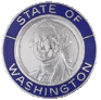 State of Washington Blue Border Insignia